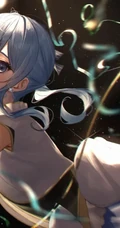 可爱双马尾动漫女生插画图片