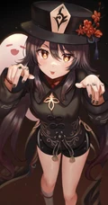 可爱双马尾动漫女生插画图片