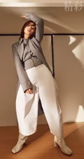 万茜最新杂志写真，不同服饰穿搭，演绎多样时尚魅力