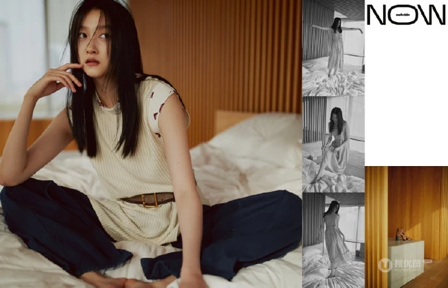 关晓彤慵懒清纯温室写真美照，随性独特，少女感满满