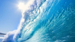 海中翻滚的海浪，大浪，浪花 唯美高清大海浪涛景色壁纸图片