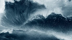 海中翻滚的海浪，大浪，浪花 唯美高清大海浪涛景色壁纸图片