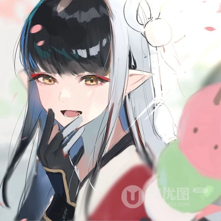 酷酷的，超好看高级感满满最新款动漫女生头像，水視ずみ插画作品欣赏