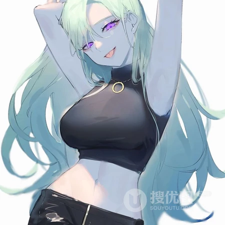 酷酷的，超好看高级感满满最新款动漫女生头像，水視ずみ插画作品欣赏