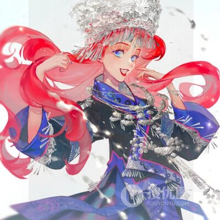 戏服，汉服，旗袍，侠女装，民族风等手绘古装动漫女生头像图片