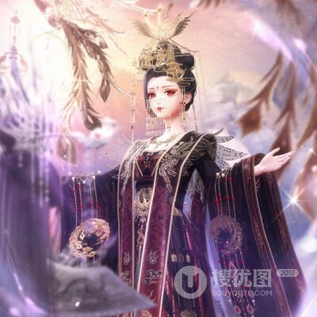 戏服，汉服，旗袍，侠女装，民族风等手绘古装动漫女生头像图片