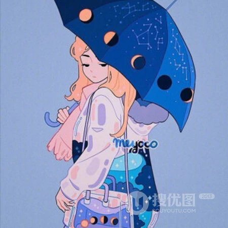 粉色系，少女心满满的甜美葡萄，糖果女孩，人鱼公主最新款微信头像图片