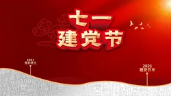 奋斗百年路，开启新征程，1921-2021建党百年高清节日文字壁纸图片