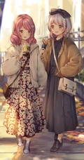 二次元动漫少女人物若宫伊芙精选高清2k手机壁纸图片