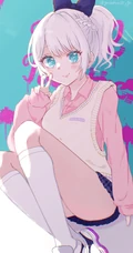 二次元动漫少女人物若宫伊芙精选高清2k手机壁纸图片