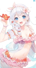 二次元动漫少女人物若宫伊芙精选高清2k手机壁纸图片