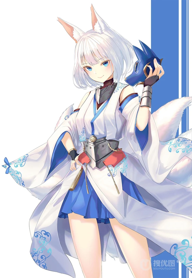 清爽又有气质的乖乖女短发，二次元可爱短发少女，学生妹精选插画图片集