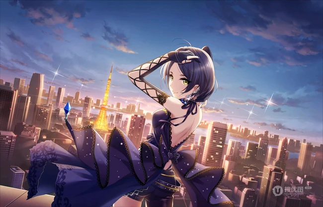 轻熟扎堆来喽，魔鬼般吸睛身材的二次元动漫女生轻熟精选插画图集欣赏