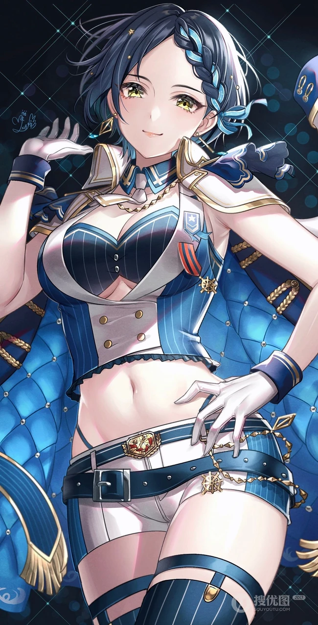 轻熟扎堆来喽，魔鬼般吸睛身材的二次元动漫女生轻熟精选插画图集欣赏