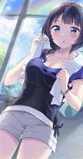 以模特为目标的涩涩小姐姐《LoveLive! 学园偶像祭》朝香果林精选插画大图