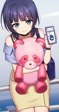 以模特为目标的涩涩小姐姐《LoveLive! 学园偶像祭》朝香果林精选插画大图