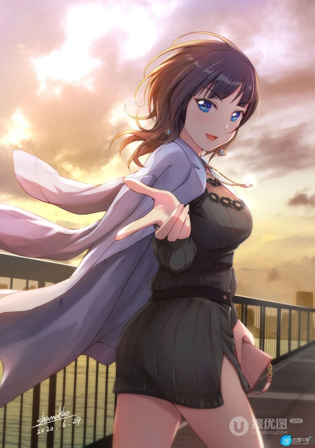 以模特为目标的涩涩小姐姐《LoveLive! 学园偶像祭》朝香果林精选插画大图