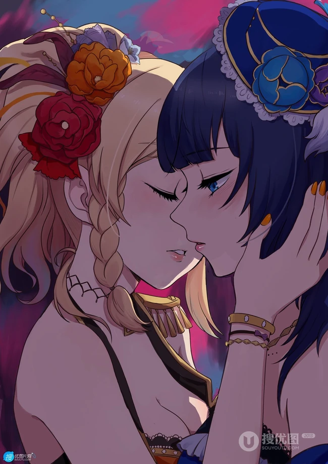 以模特为目标的涩涩小姐姐《LoveLive! 学园偶像祭》朝香果林精选插画大图