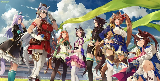 电视动画《赛马娘 Pretty Derby》精选可爱二次元人物插画壁纸大图图集