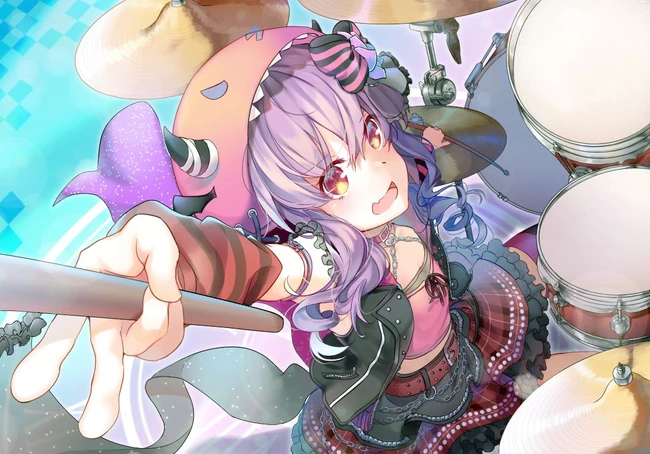 日本二次元少女乐队电视动画《BanG Dream!》宇田川亚子精选插画大图图集