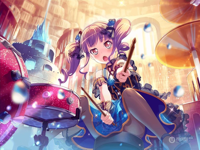 日本二次元少女乐队电视动画《BanG Dream!》宇田川亚子精选插画大图图集