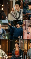 刘亦菲、陈晓主演女性古装励志剧《梦华录》演员阵容宣传海报图片
