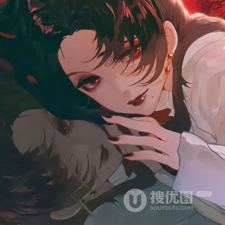 古风女子手绘微信头像，人世间有百媚千红,唯独你是我情之所钟