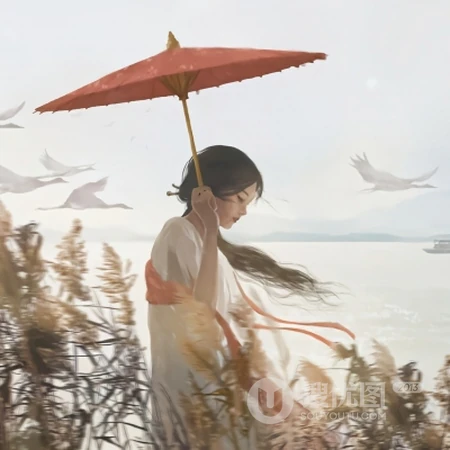 古风女子手绘微信头像，人世间有百媚千红,唯独你是我情之所钟