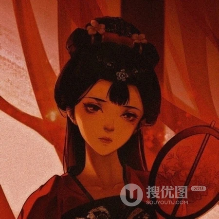 古风女子手绘微信头像，人世间有百媚千红,唯独你是我情之所钟