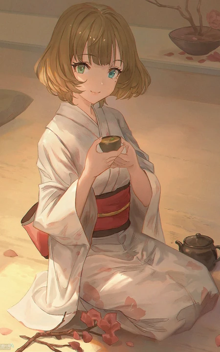 动漫短发少女，少女，轻熟等精选高清插画图片集
