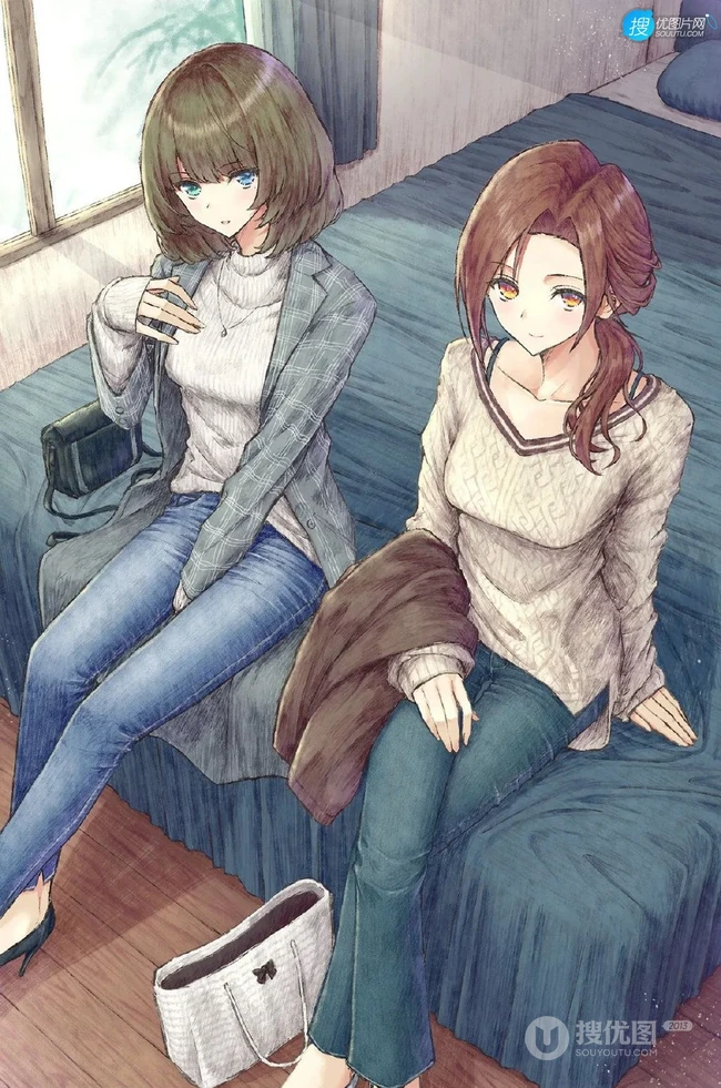 动漫短发少女，少女，轻熟等精选高清插画图片集