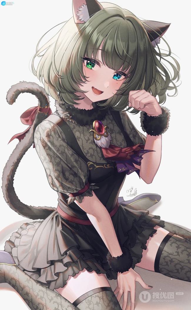 动漫短发少女，少女，轻熟等精选高清插画图片集