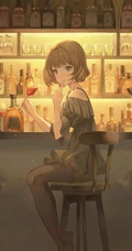 动漫短发少女，少女，轻熟等精选高清插画图片集