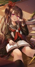 韩国画师IKA笔下的那些气质灵动可爱动漫少女插画图片大图