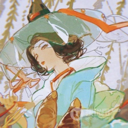 2021款夏日小清新动漫女生头像，可爱呆萌，简单耐看的女生插画头像图片