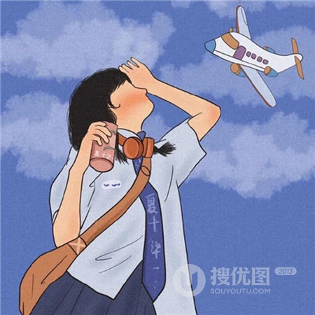 2021款夏日小清新动漫女生头像，可爱呆萌，简单耐看的女生插画头像图片