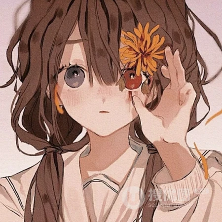 2021款夏日小清新动漫女生头像，可爱呆萌，简单耐看的女生插画头像图片