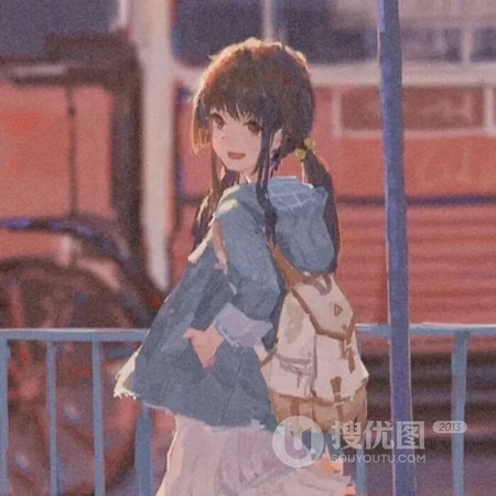 2021款夏日小清新动漫女生头像，可爱呆萌，简单耐看的女生插画头像图片