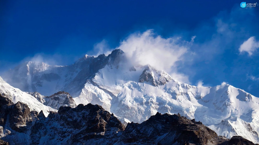 喜马拉雅山，世界海拔最高的山脉喜马拉雅山高清壁纸图片