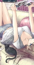 牛仔裤动漫女生，一个喜欢牛仔裤的日本画师插画作品欣赏
