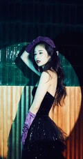颖儿黑色礼裙裙着身化身夜场女王气质写真图片