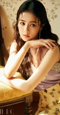 白露优雅复古文静印花系列穿搭杂志写真美照