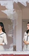 蔡文静游乐园可爱写真图片