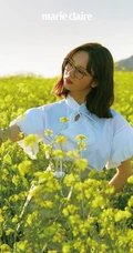 李惠利多套夏日穿搭清新清新户外青草地写真美照