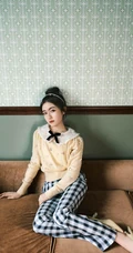 李兰迪复古文艺范写真风格登星画面杂志写真