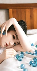 李兰迪复古文艺范写真风格登星画面杂志写真