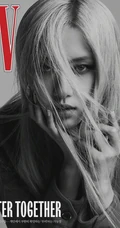 朴彩英（Ros&eacute;）时尚运动穿衣风格登杂志长发飘逸写真大片