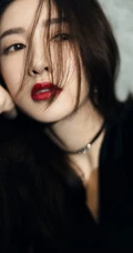江疏影黑色毛衣牛仔裤轻熟范十足魅力写真照片