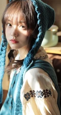 午后 居家 阳光下 唇红齿白浅粉少女清新清新写真大图图集