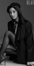 杨幂时尚优雅装扮登精彩OK杂志写真照